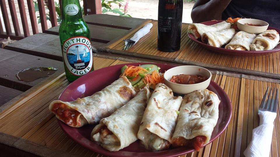 Fabulous burritos from my Belize trip!