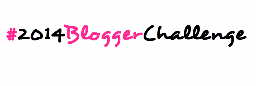 2014 blogger challenge