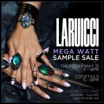 Laruicci Sample Sale in NYC May 21!
